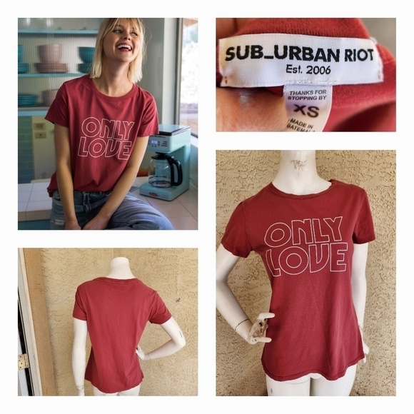 Sub_Urban Riot‎ Only Love Loose Tee Celebrat  with this cute  Sub_Urban - Picture 1 of 1